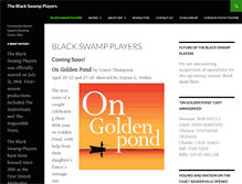 Tablet Screenshot of blackswampplayers.org